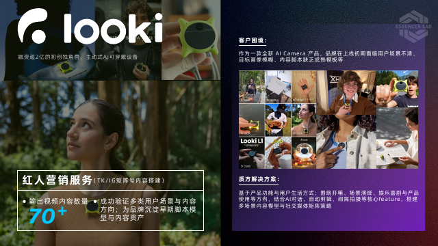 Looki creator marketing programme